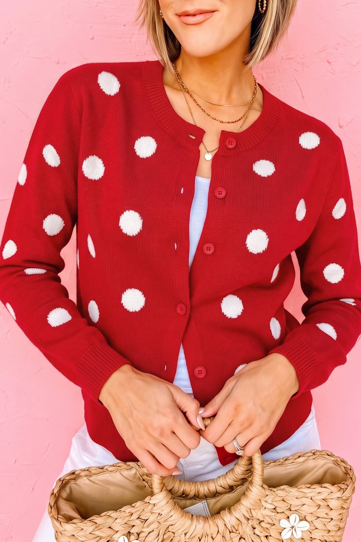 Polka Dot Cardigan
