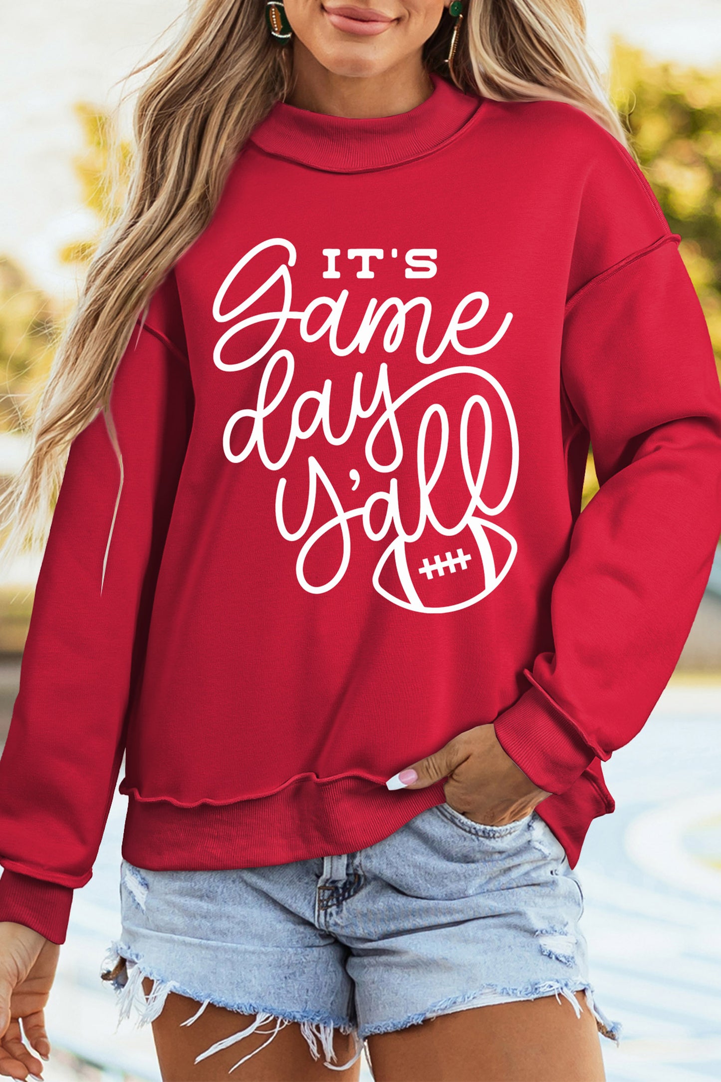 Reversible Game Day Y'all Sweatshirt