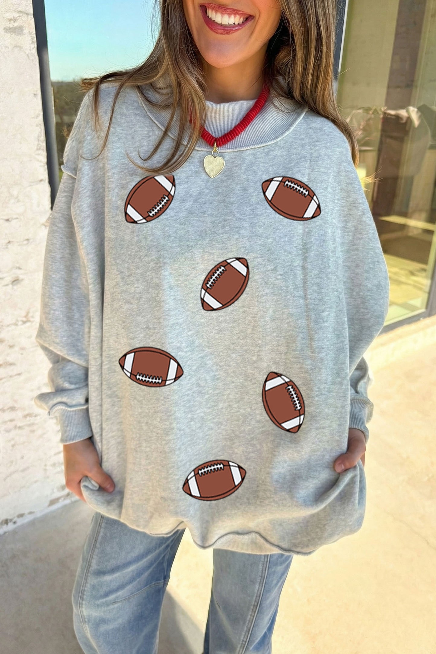 Reversible Football/Game Day Sweatshirt