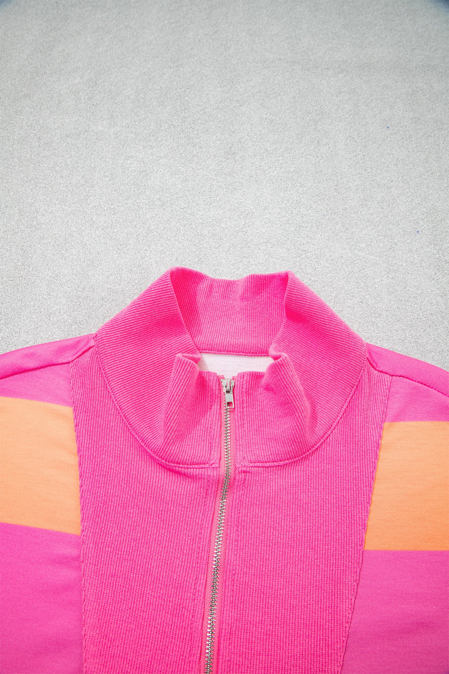 Half Zip Tee Two-Piece Set