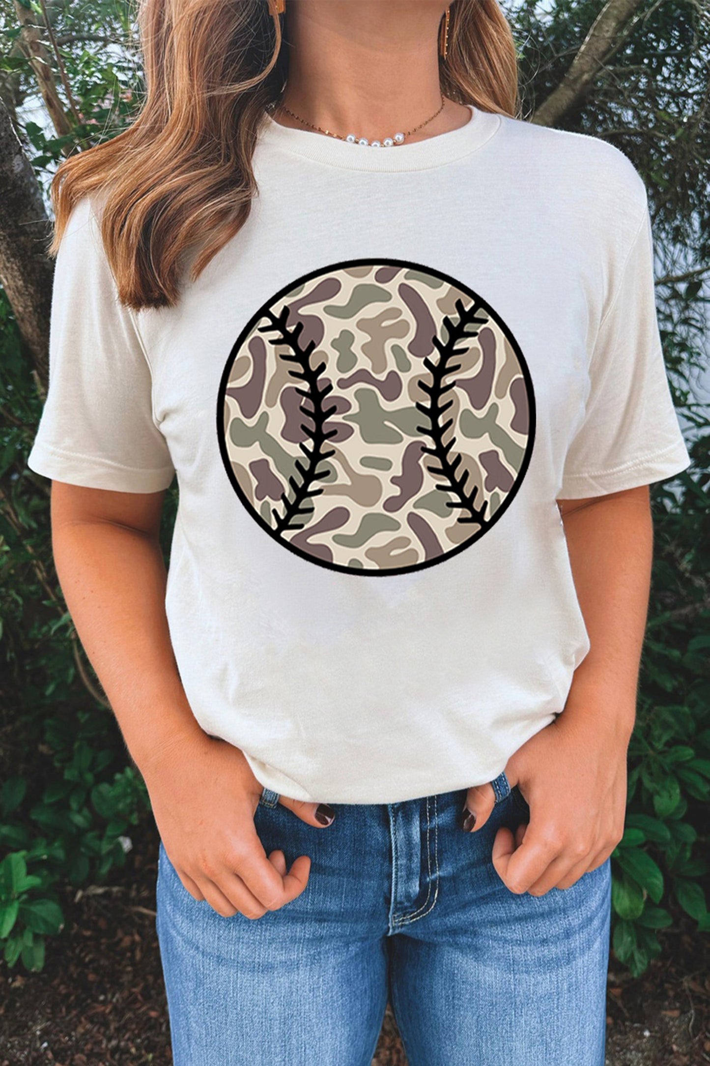 Camo Baseball Tee