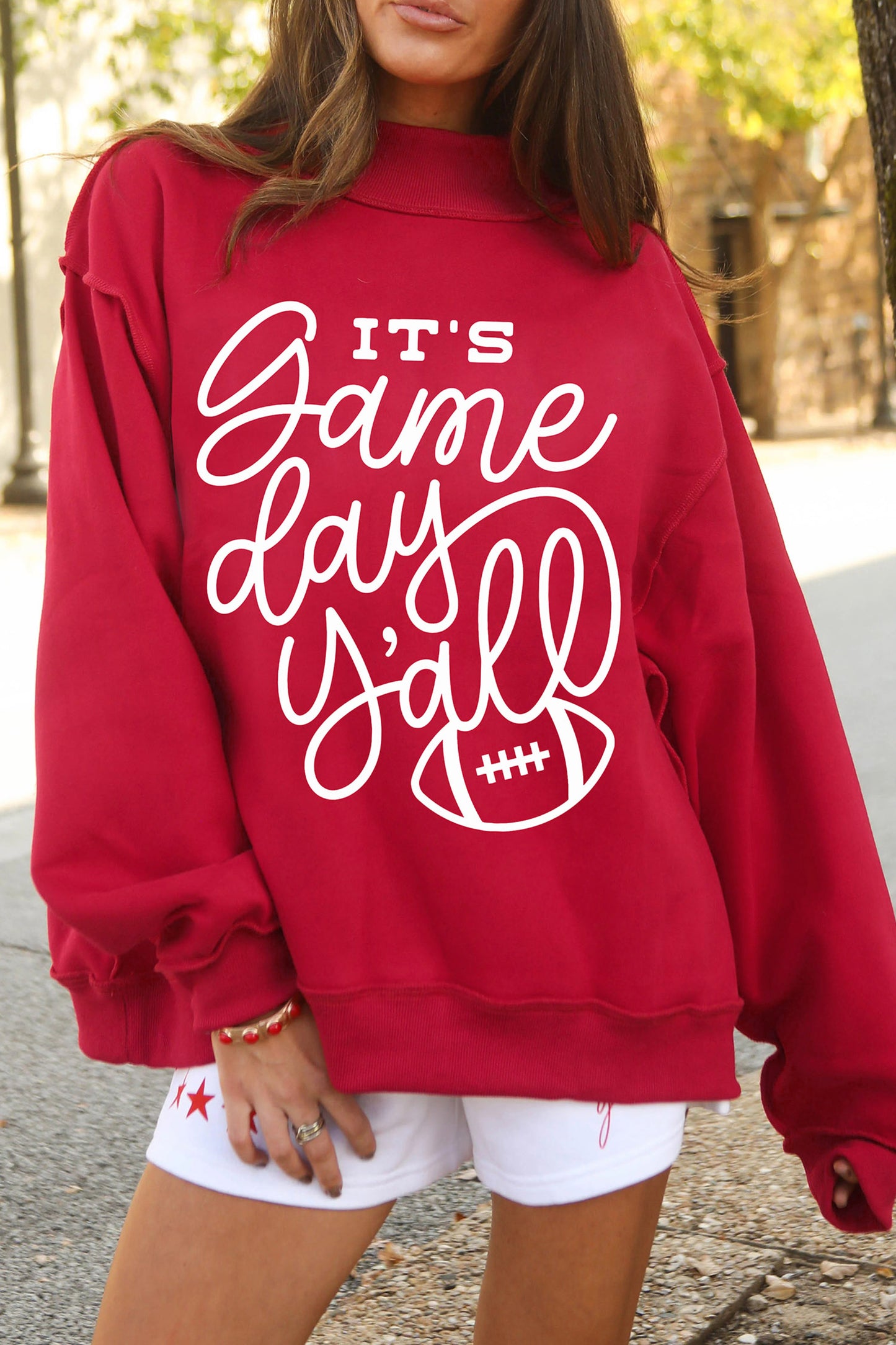 Reversible Game Day Y'all Sweatshirt