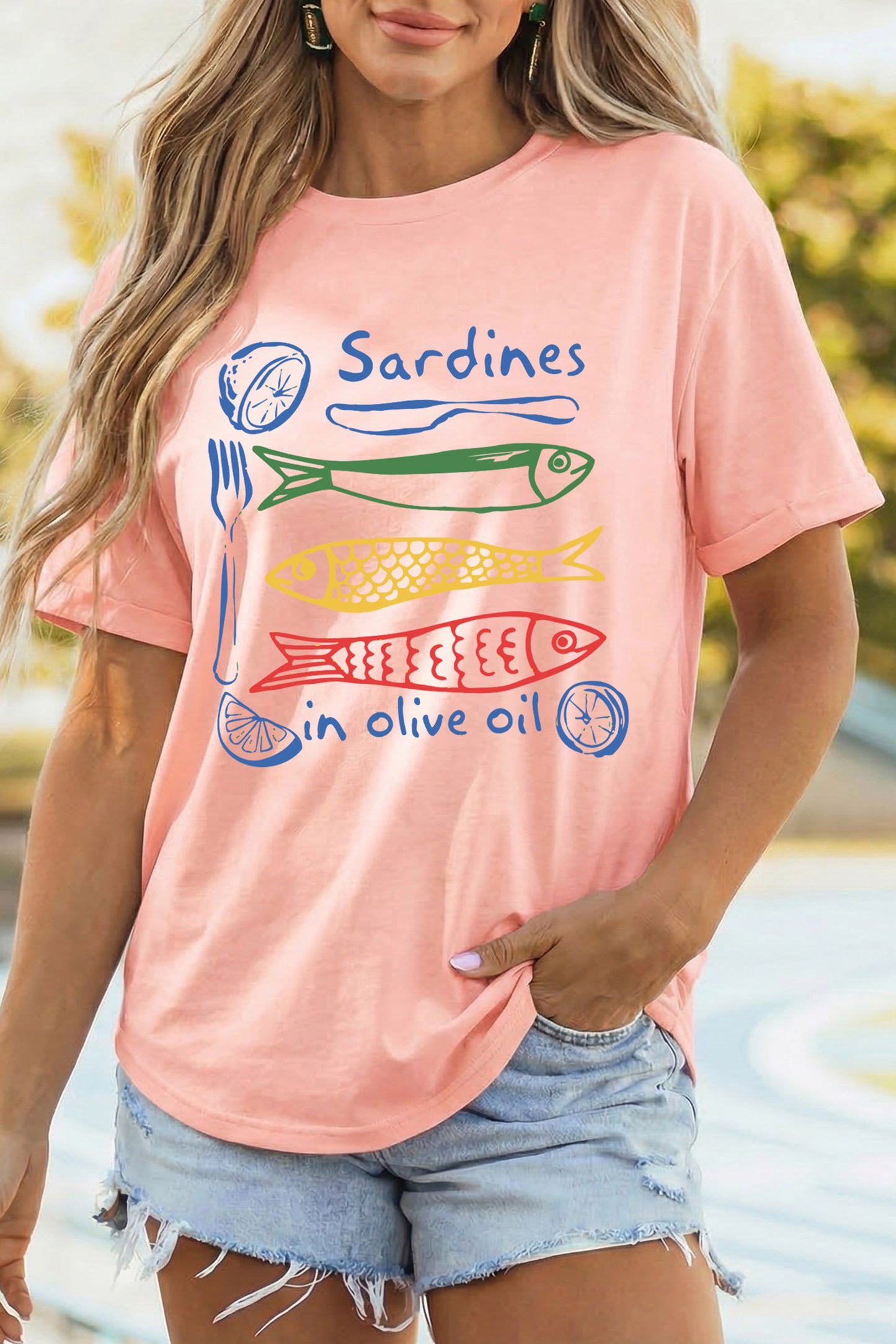 Pink Sardines Tee