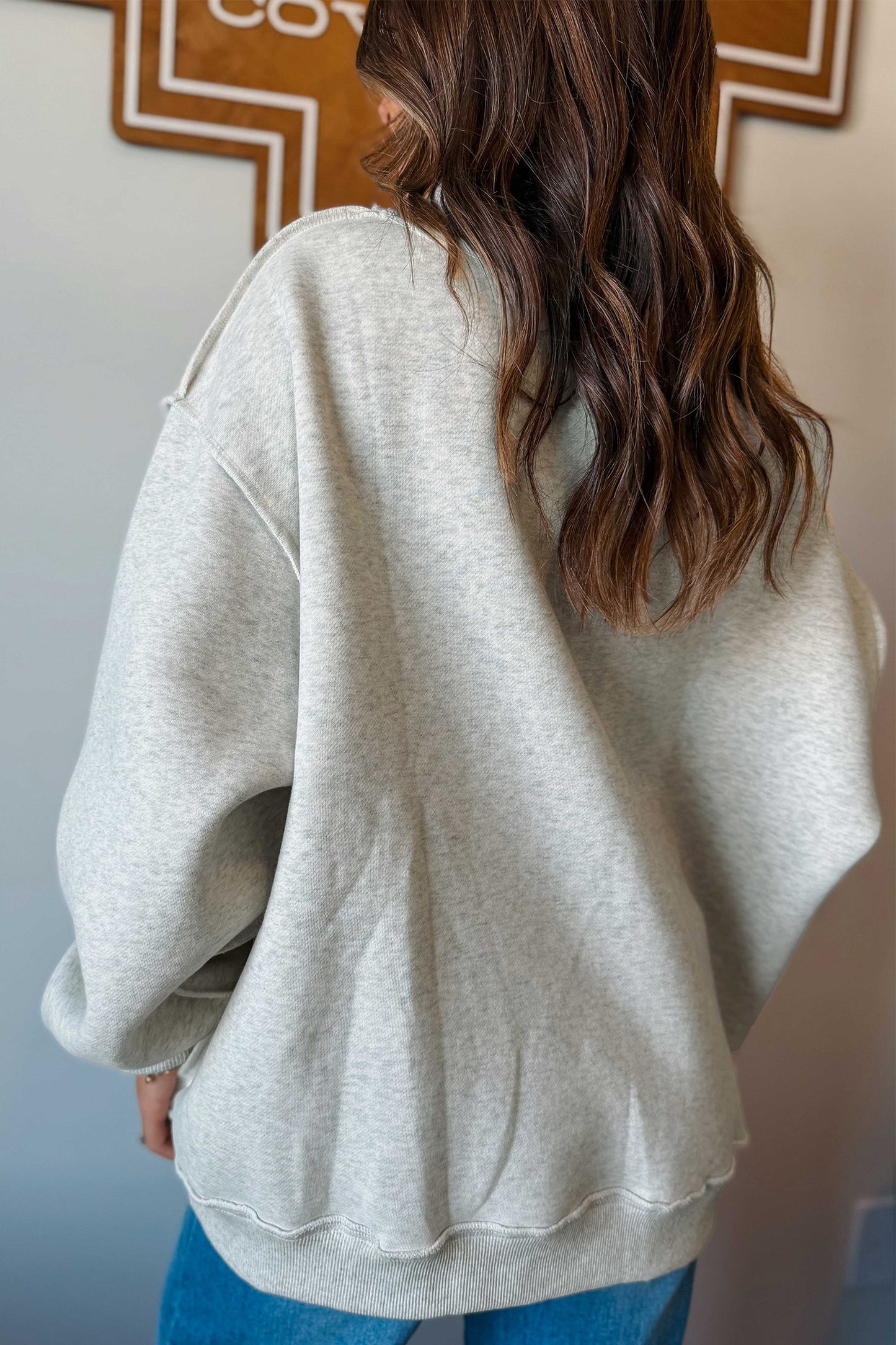 Reversible Jesus Saves Sweatshirt