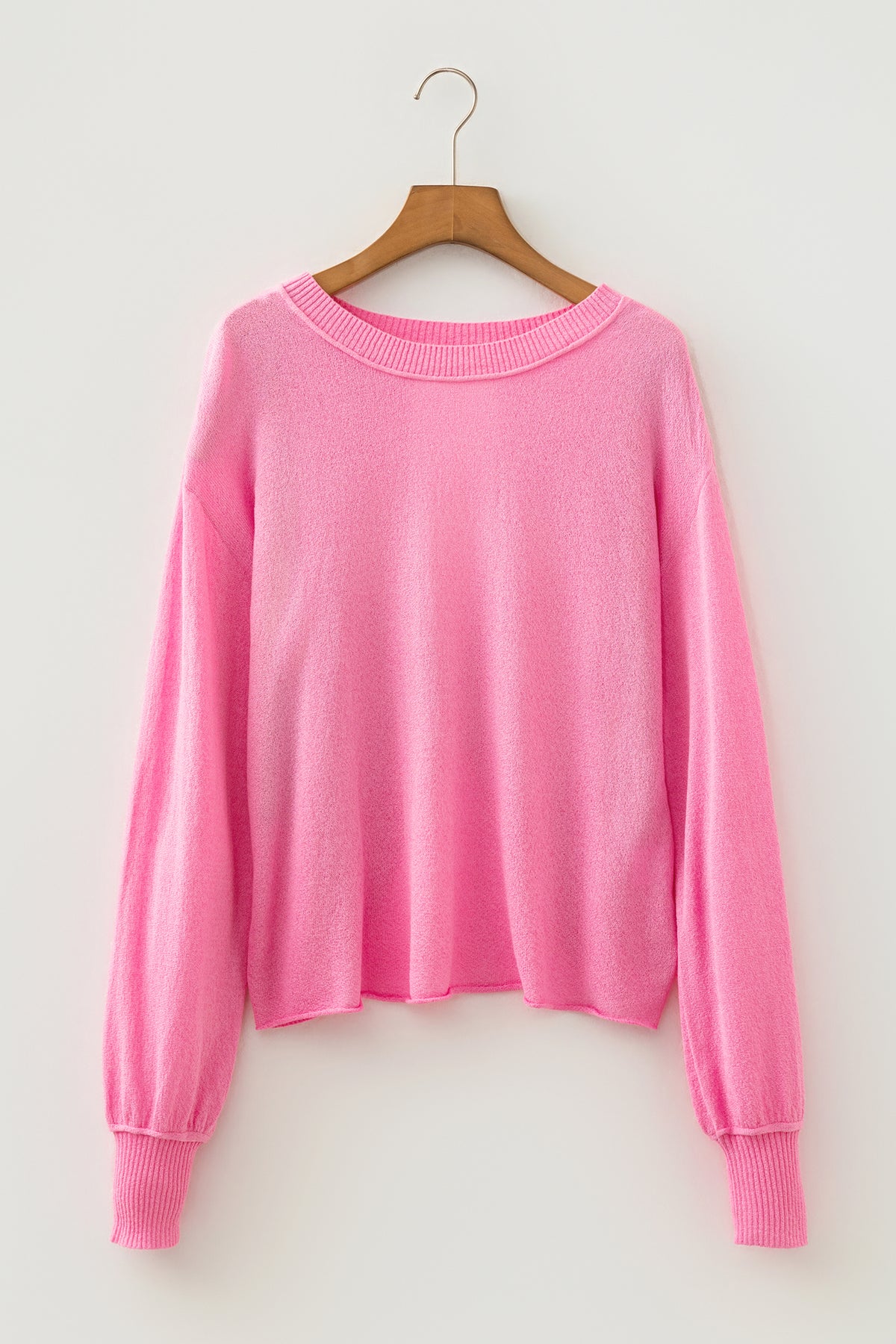 Backless Pullover Sweater