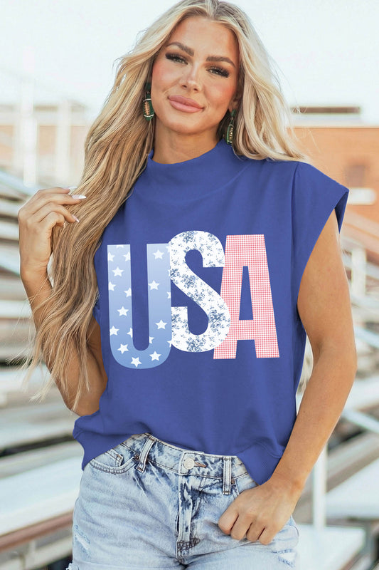 USA Sleeveless Top