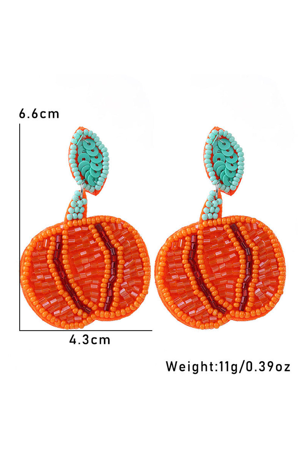 Halloween Pumpkin Earrings