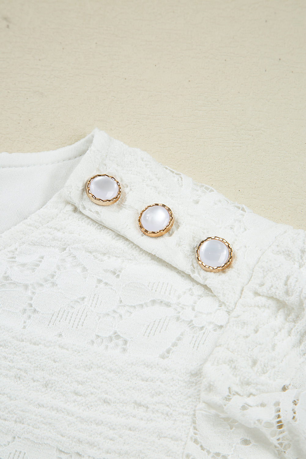 White Lace Shift Dress