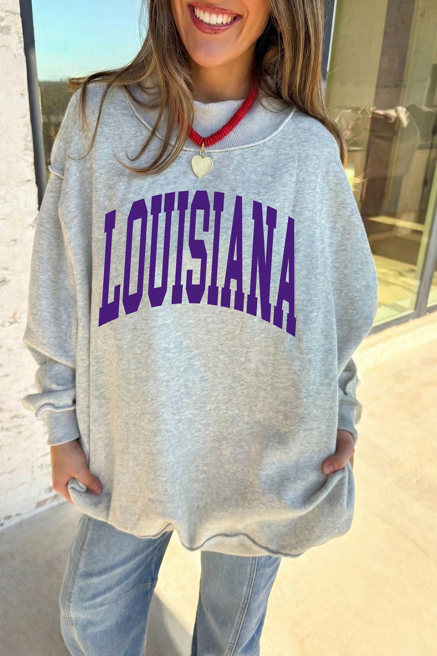 Reversible LSU Gameday Sweatshirt