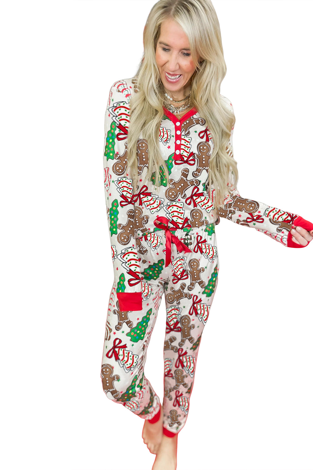 Gingerbread Christmas Pajamas