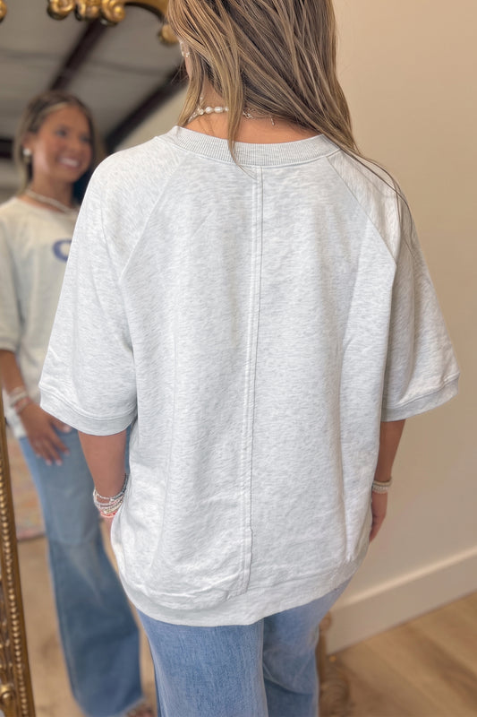 GOD IS GOOD Patchwork Applique Top