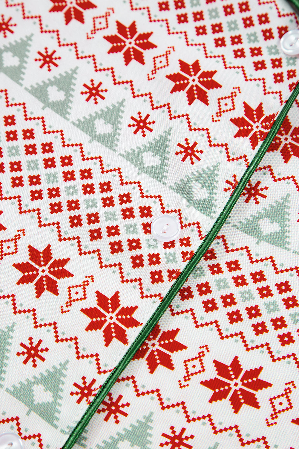 White Christmas Pajama Set