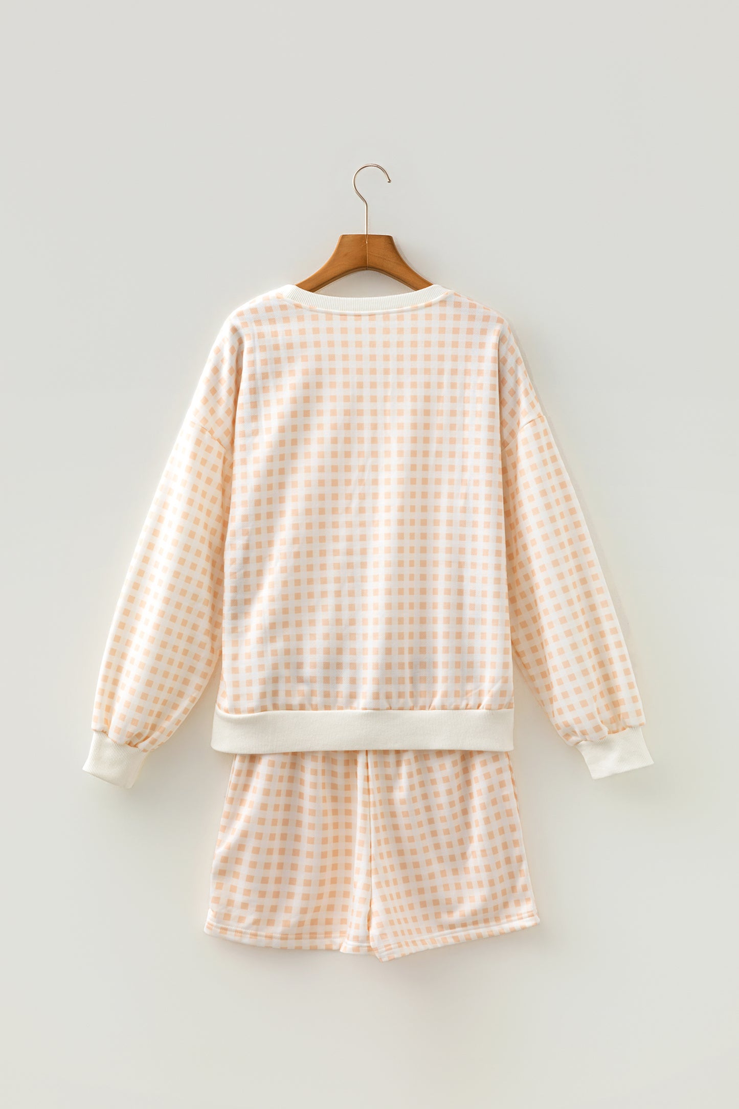 Gingham Shorts Set