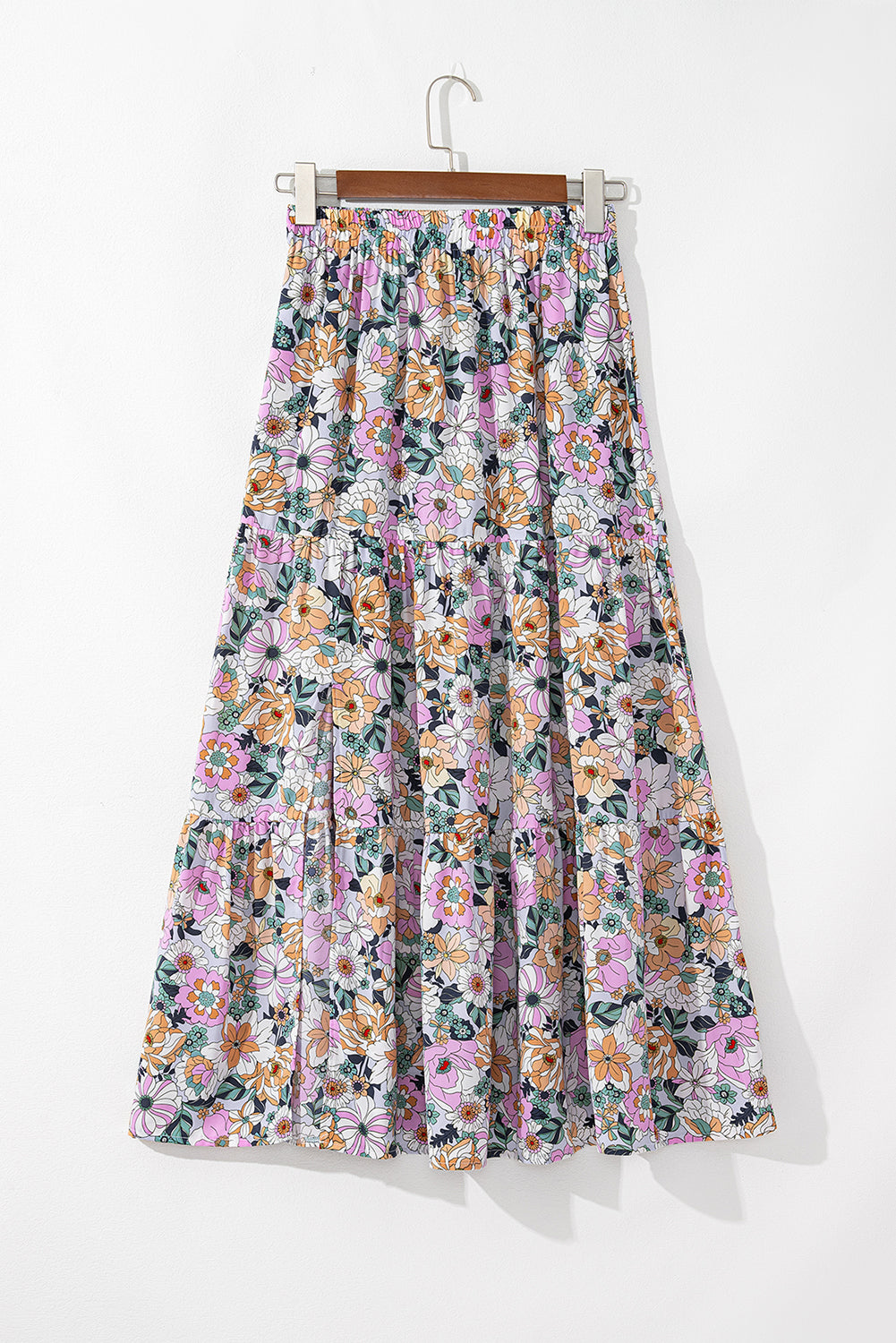 Boho Tiered Maxi Skirt
