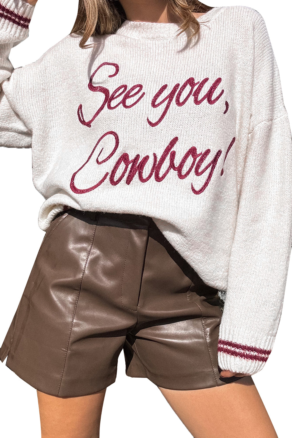 See You Cowboy Sweater