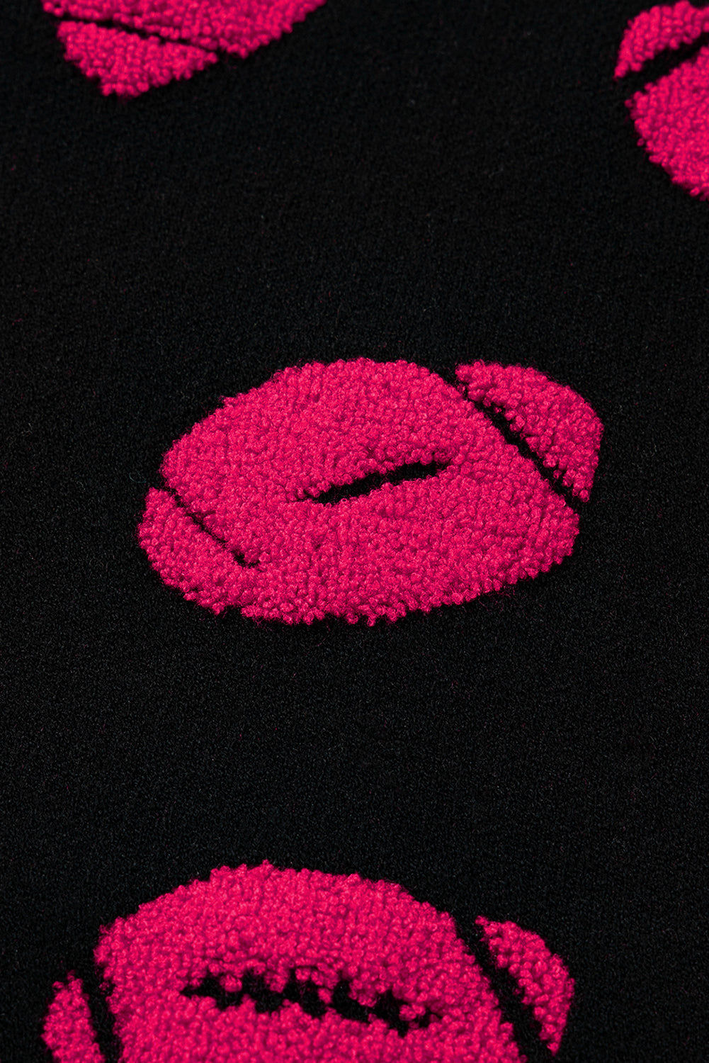 Black and Red Football Sweater