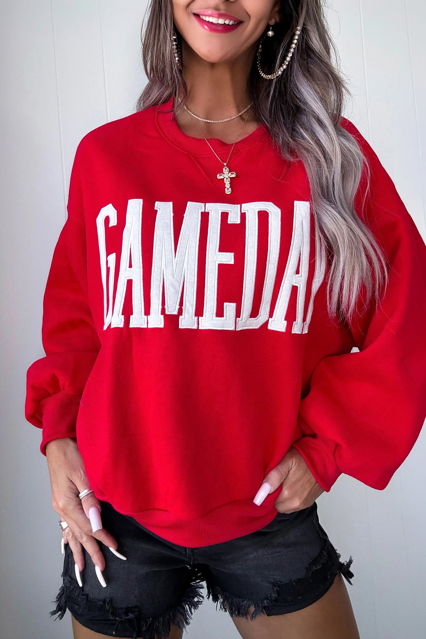 GAMEDAY Embroidered Sweatshirt