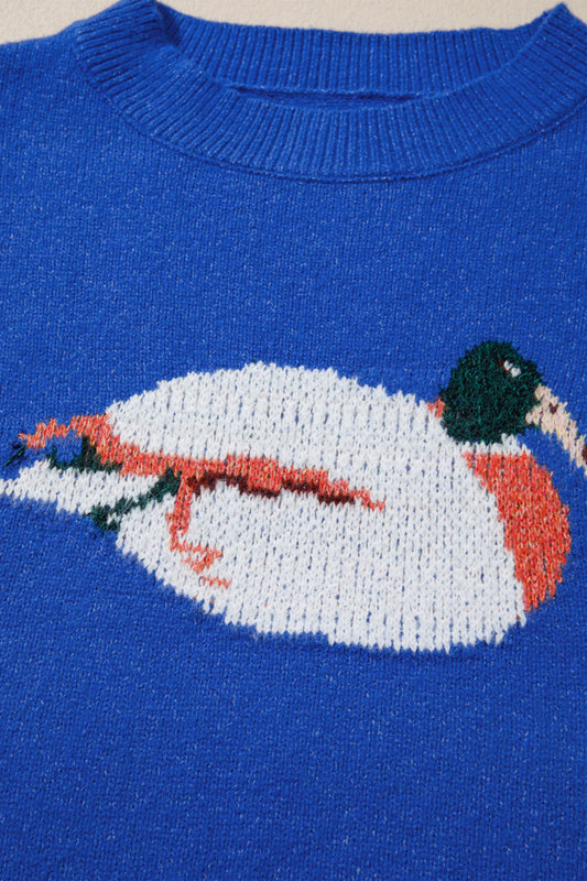 Mallard Duck Relaxed Sweater
