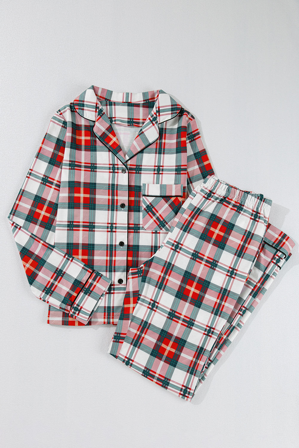 Christmas Plaid Pajama Set