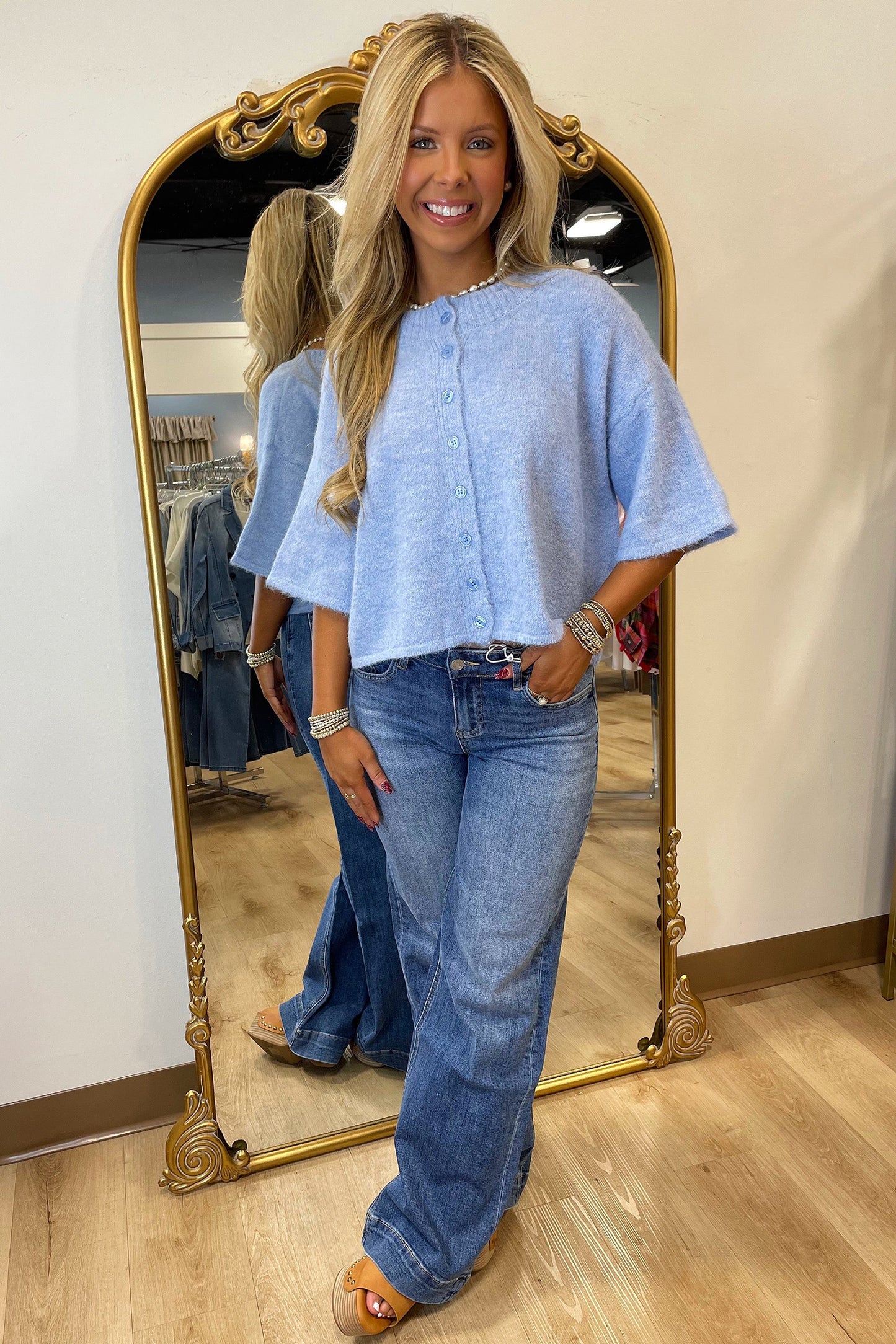 Soft 3/4 Sleeve Cardigan