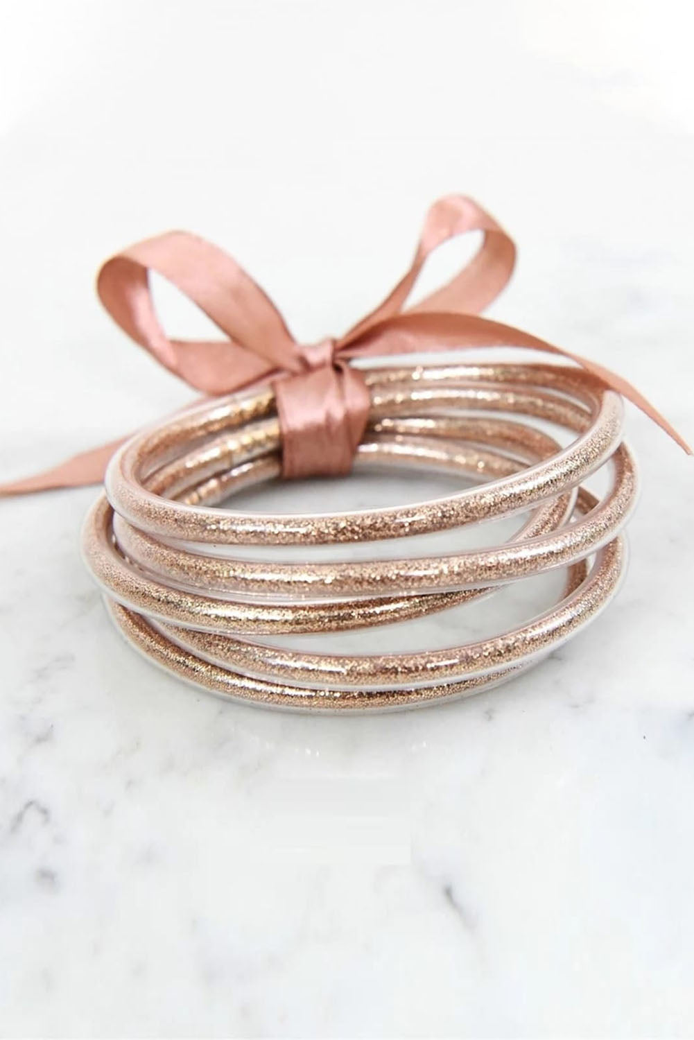 Glitter Layered Jelly Bracelets