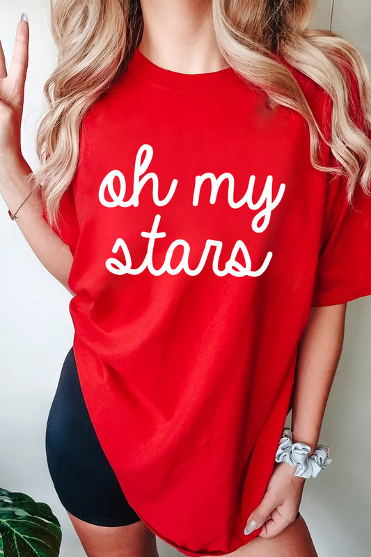 Oh My Stars Patriotic Tee
