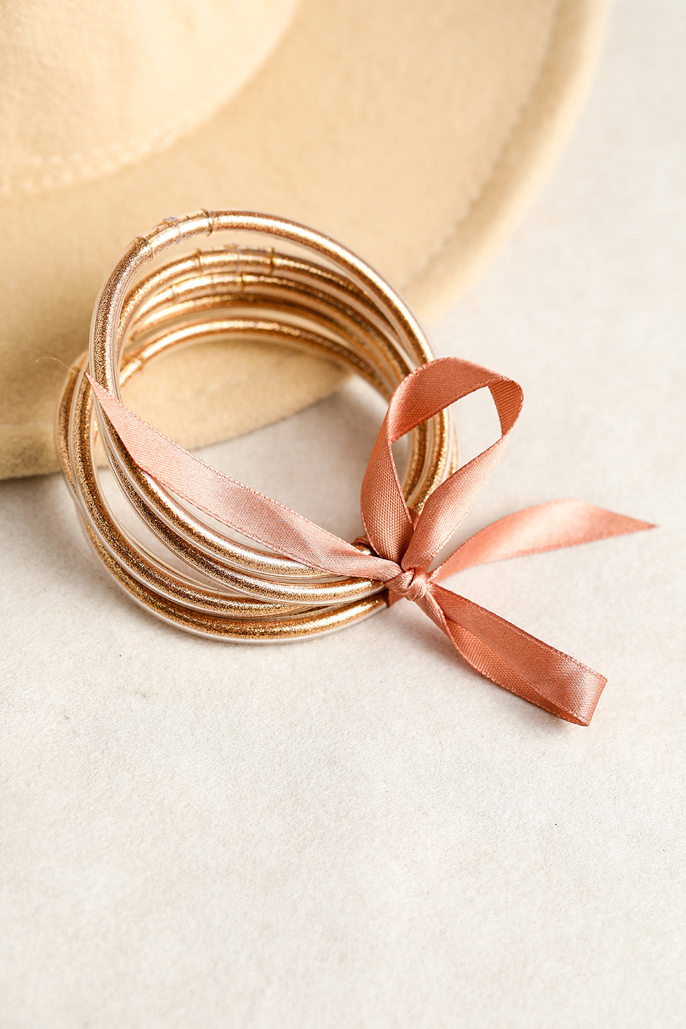 Glitter Layered Jelly Bracelets