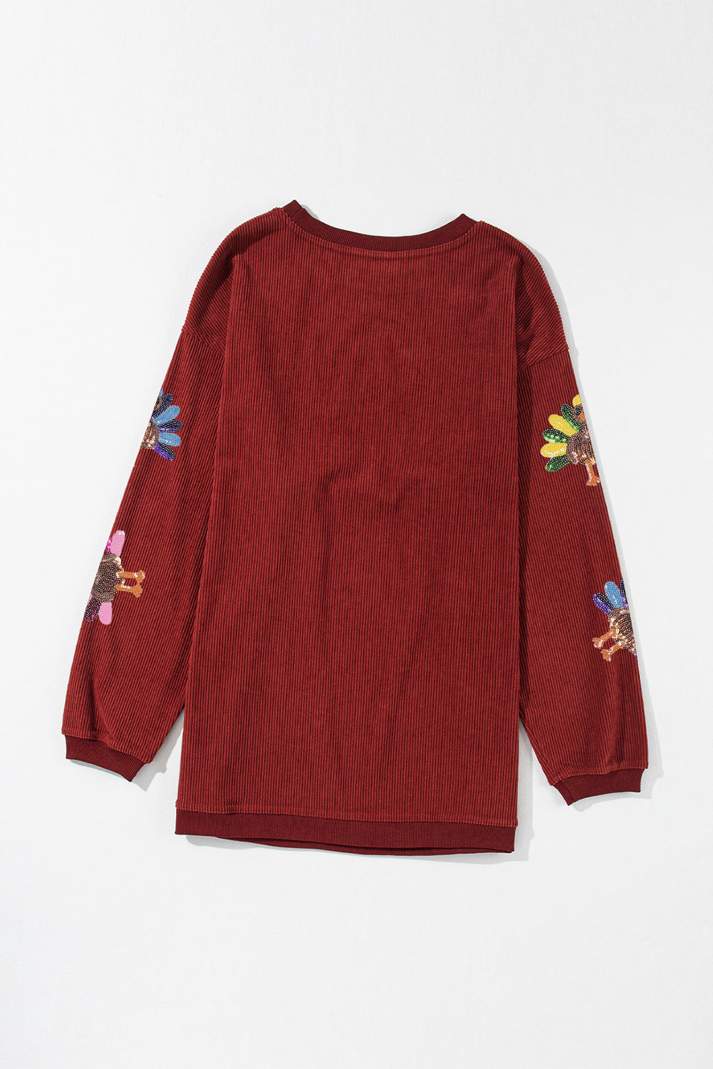 Sequin Turkey Oversized Sweatshirt