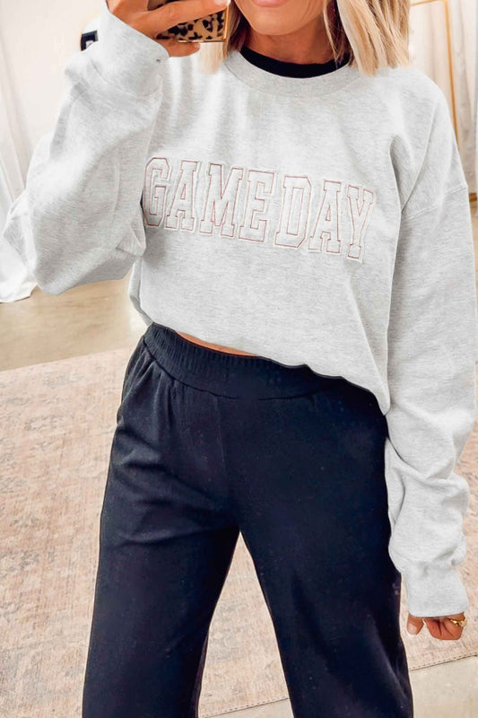 Light Grey Game Day Sweatshirt