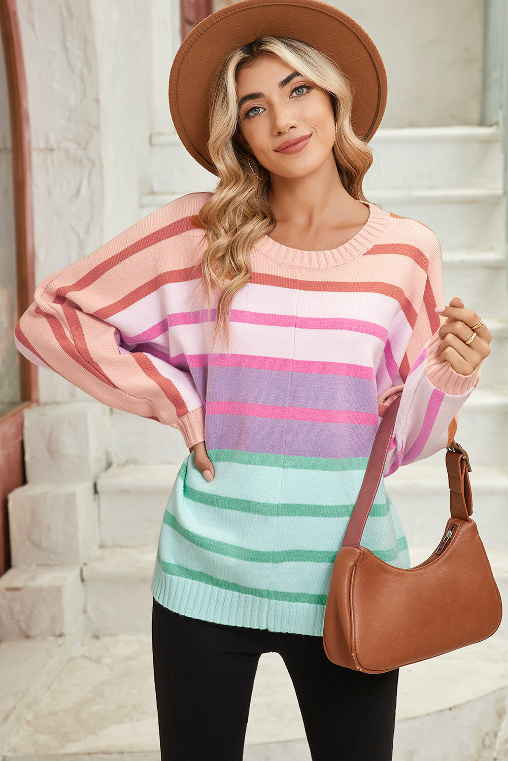 Striped Loose Sweater