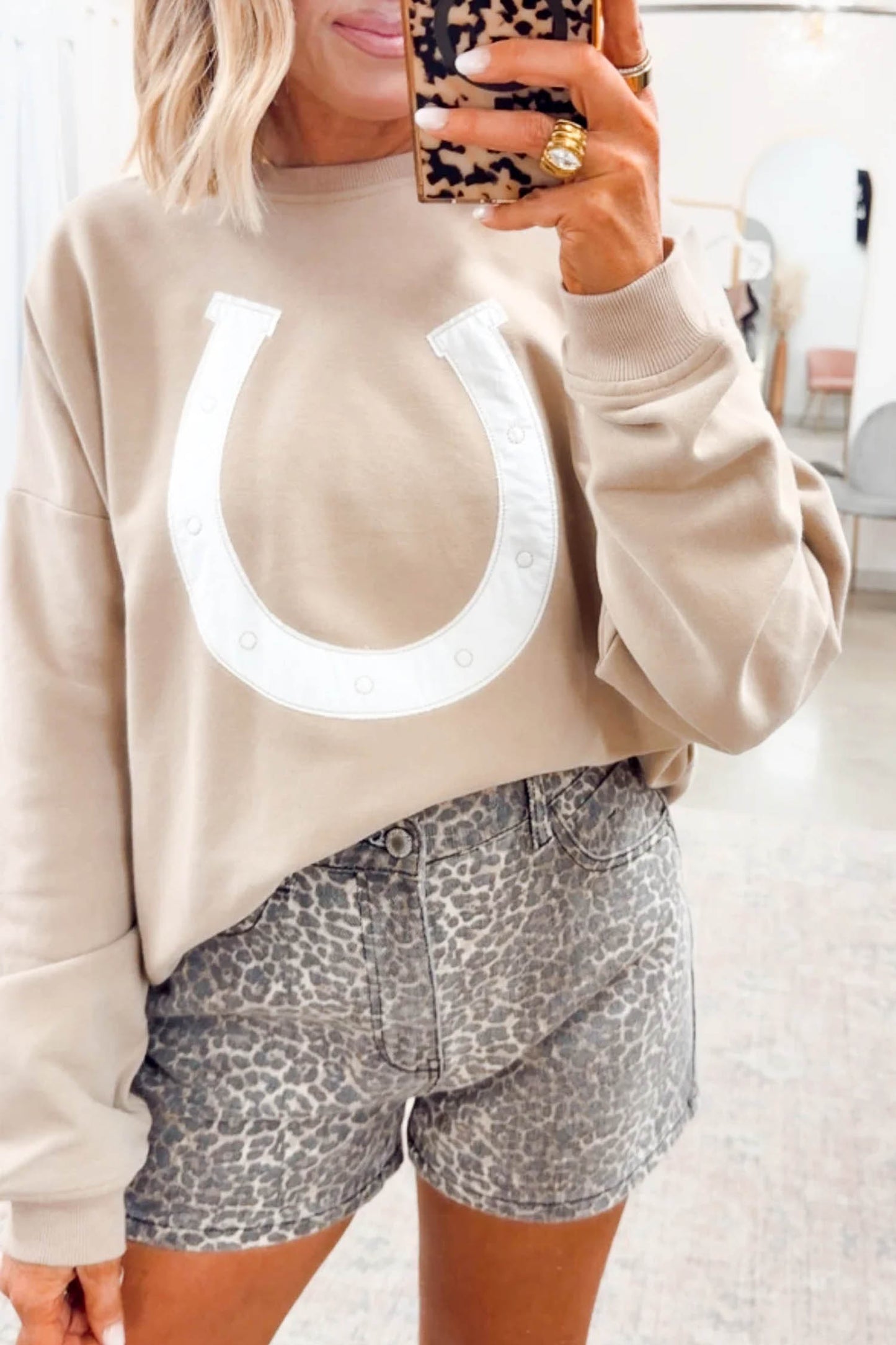 Horseshoe  Pullover Sweatshirt