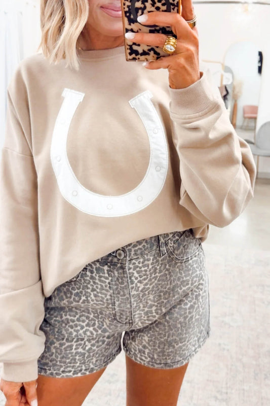 Horseshoe  Pullover Sweatshirt