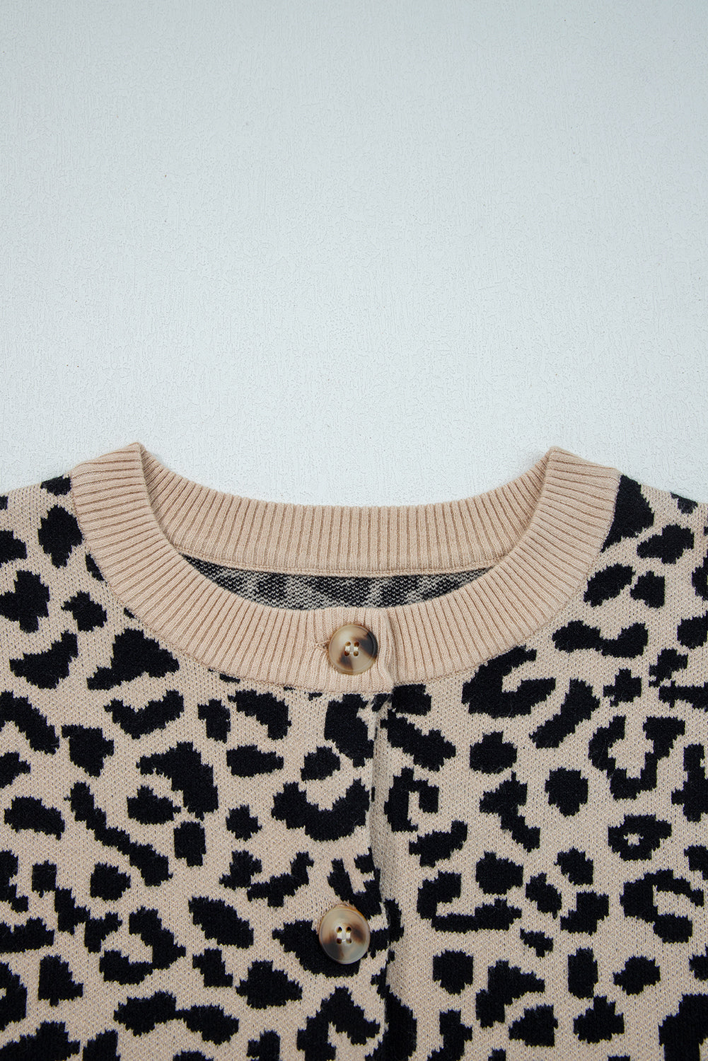 Leopard Knit Cardigan