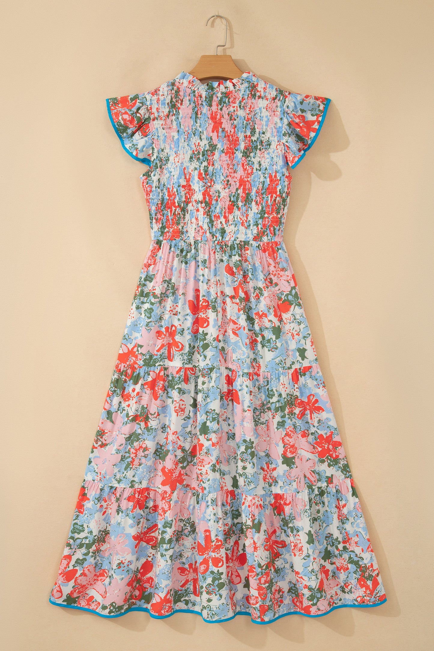 Floral V-Neck Maxi Dress