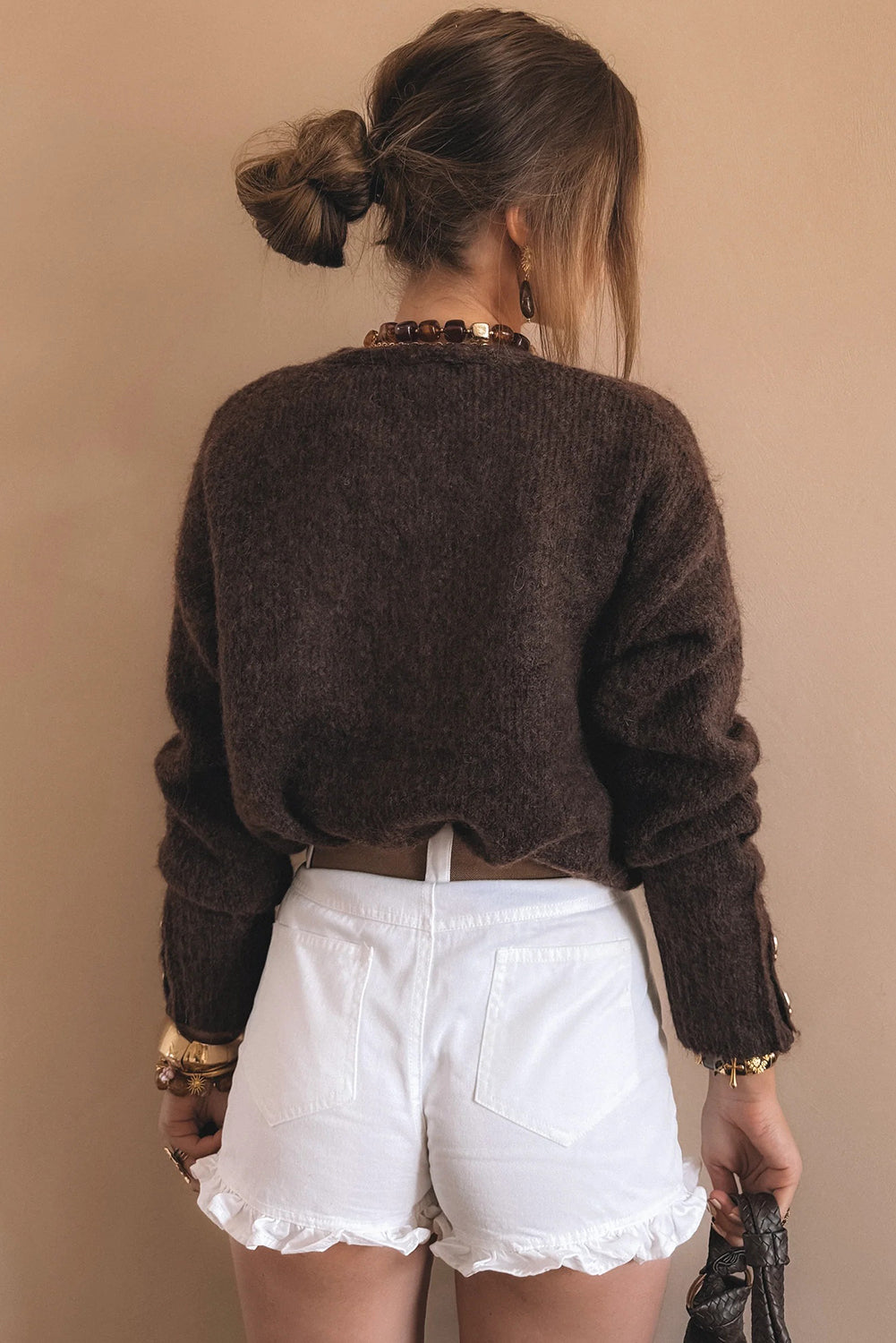 Cardigan with Heart Buttons