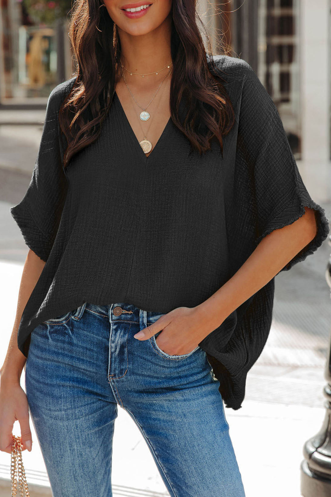 Cotton Gauze Top