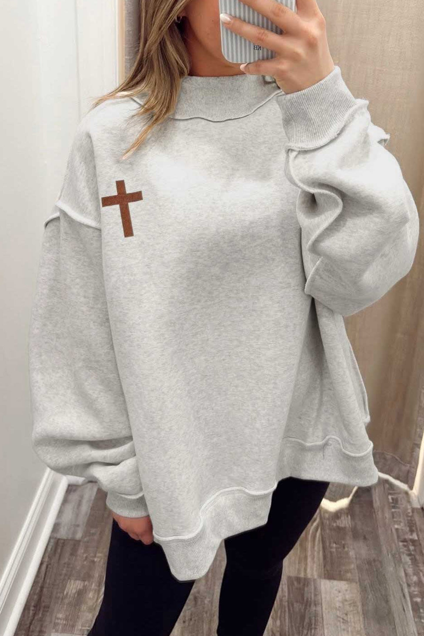 Reversible Jesus Saves Sweatshirt