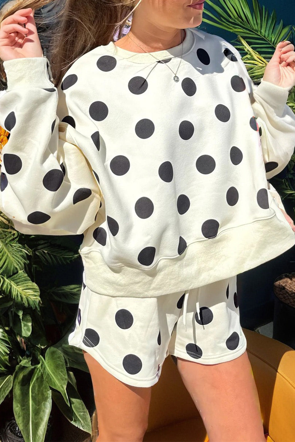 Polka Dot Shorts Set