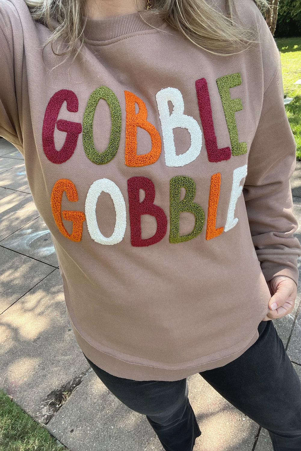 GOBBLE GOBBLE Thanksgiving Sweatshirt