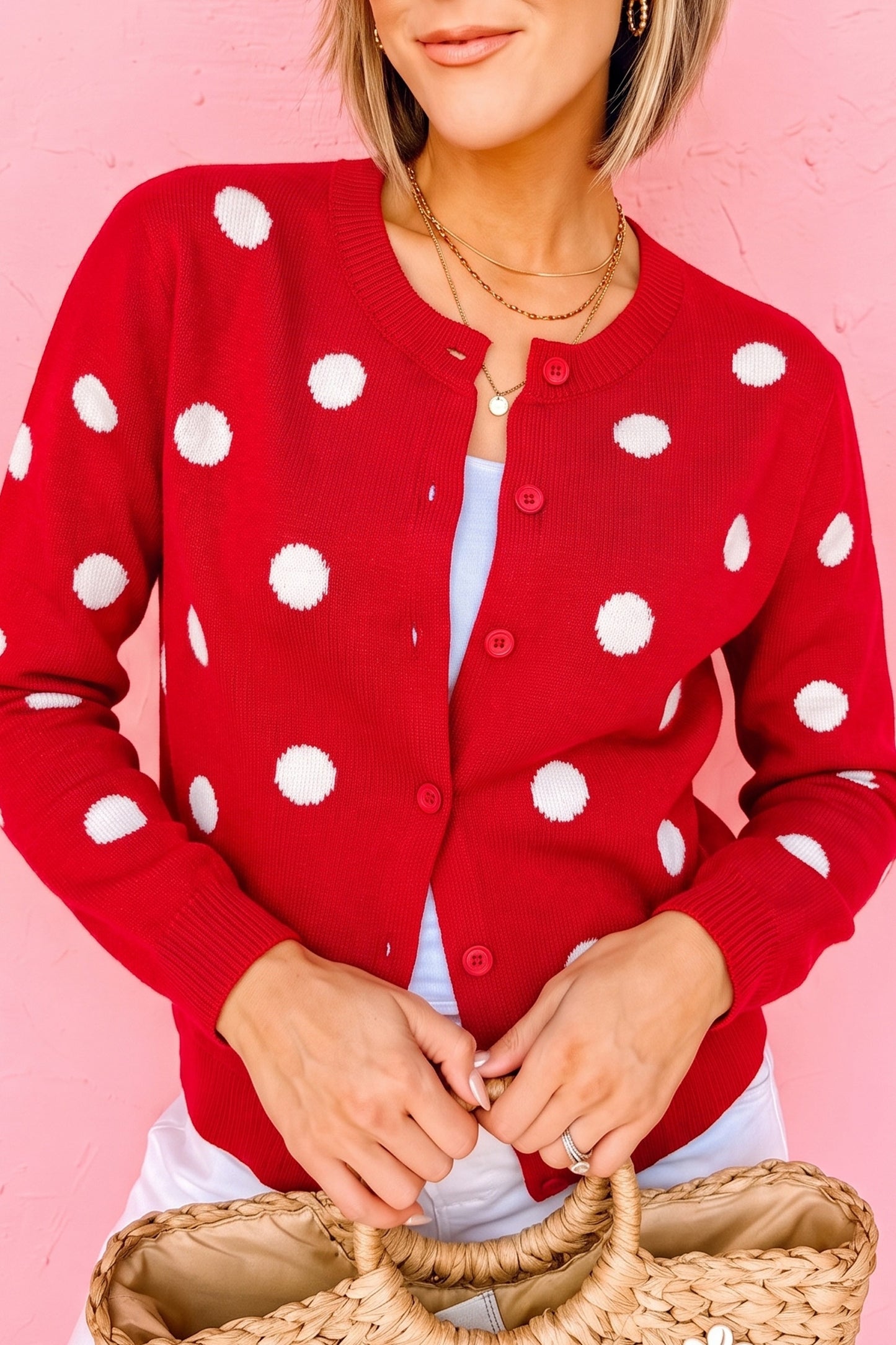 Polka Dot Cardigan