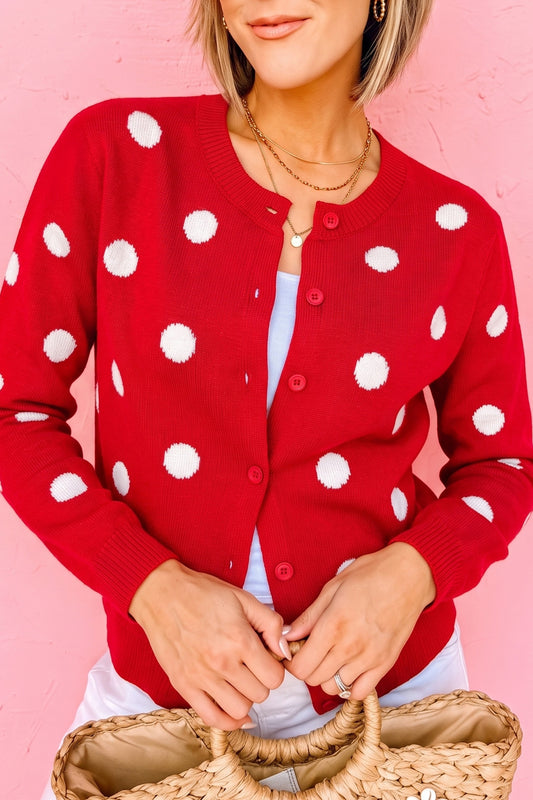 Polka Dot Cardigan