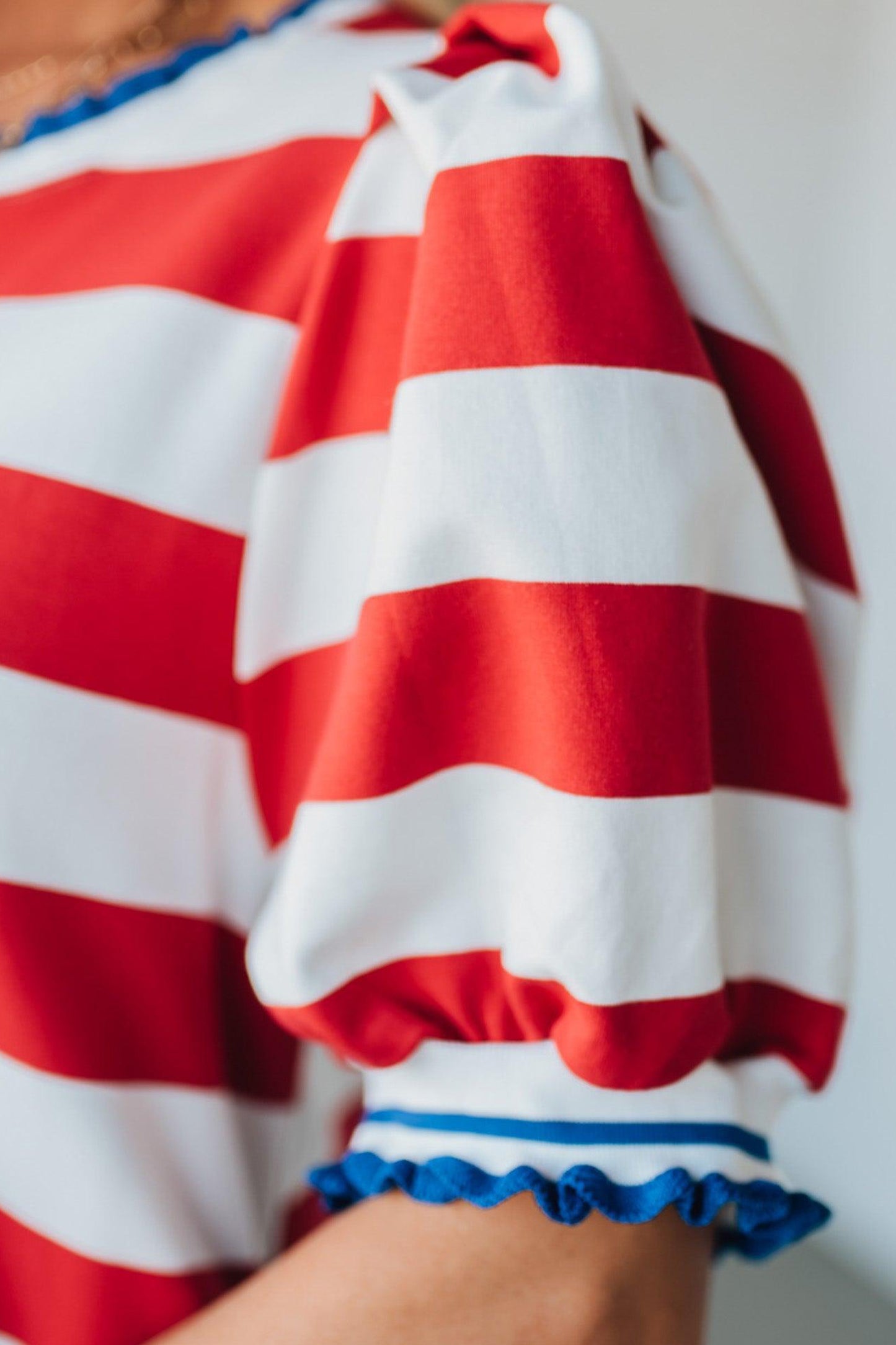 Patriotic Striped Shift Dress