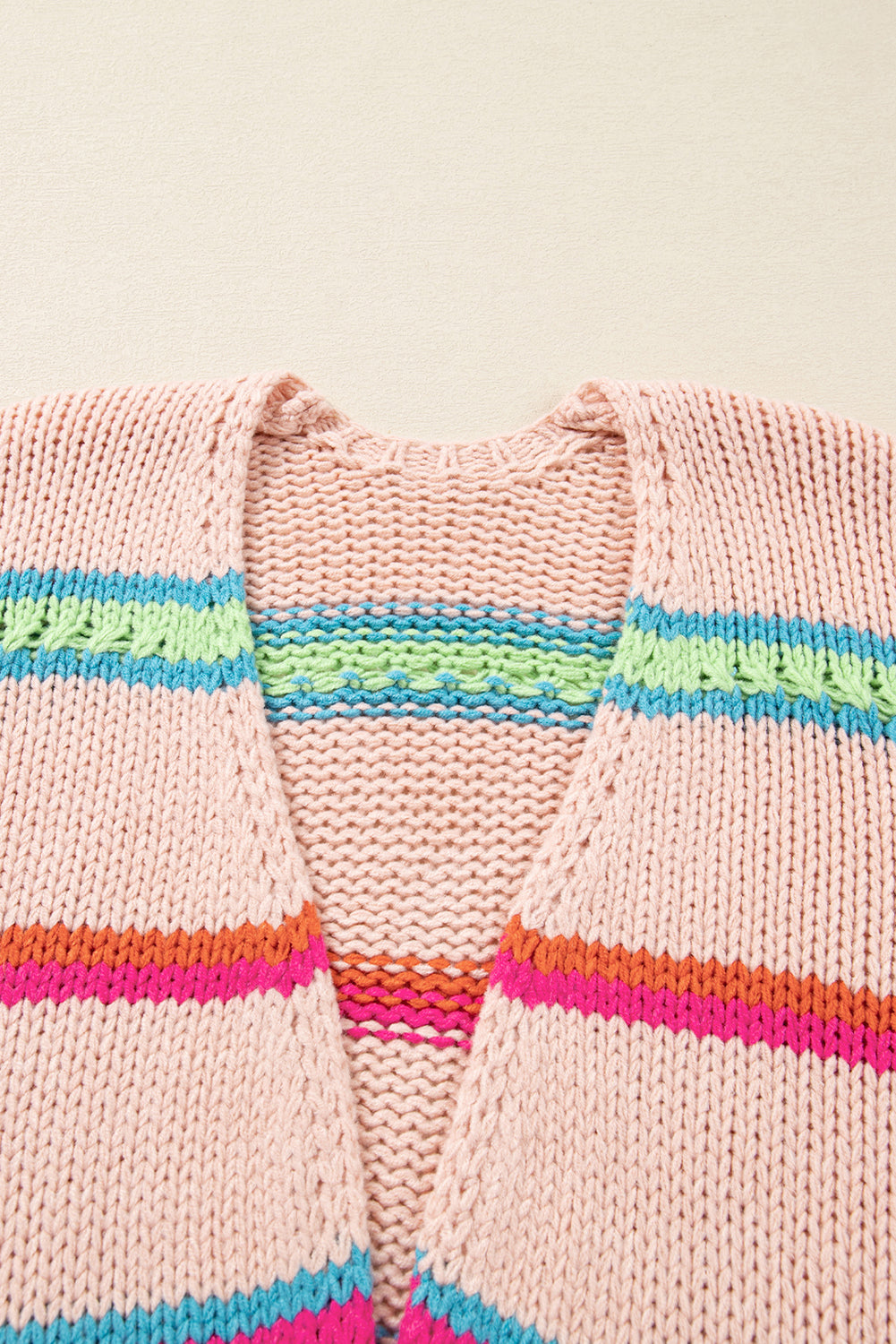 Cozy Striped Oversize Cardigan