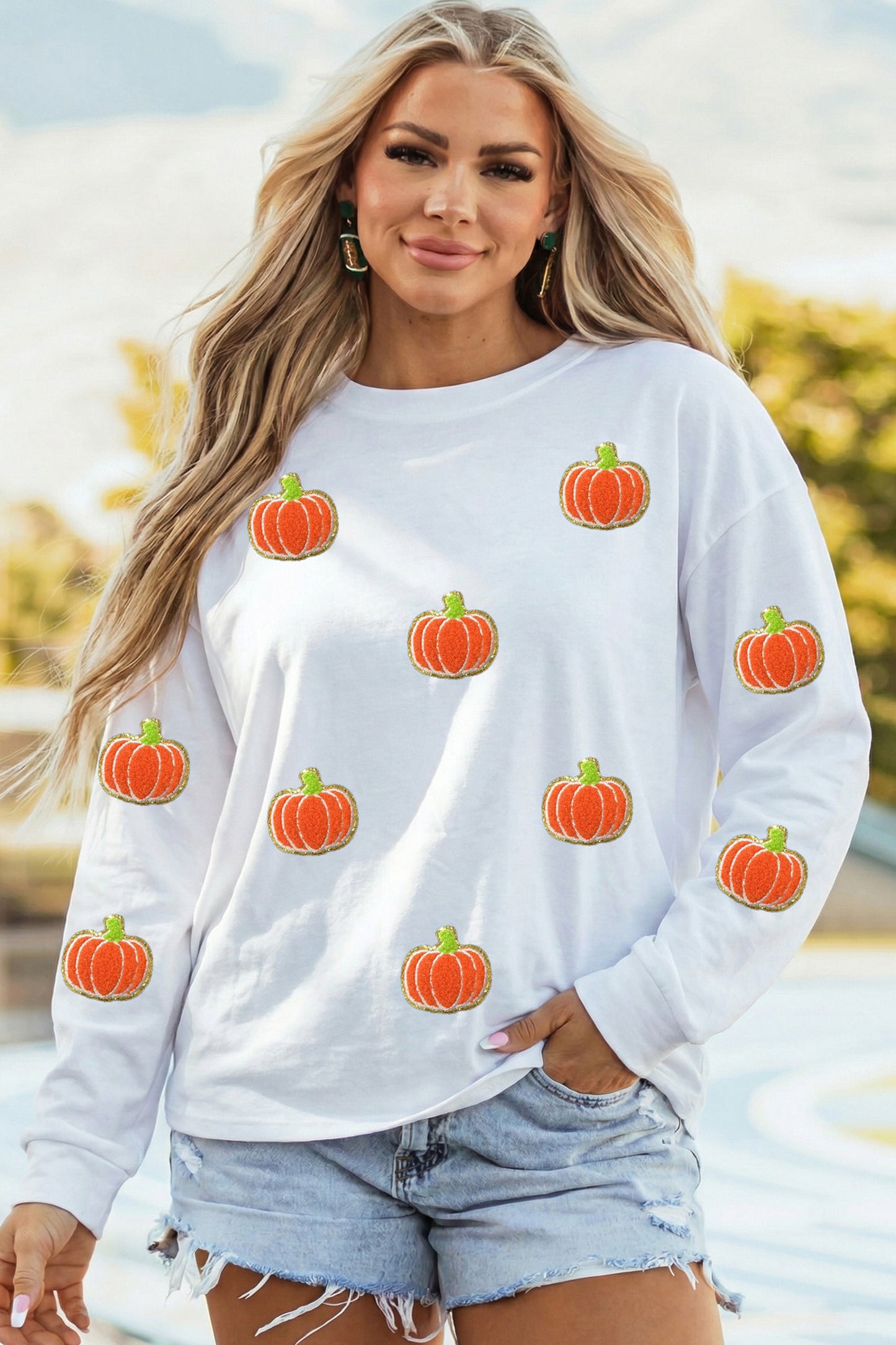Pumpkin Patch Long Sleeve Top