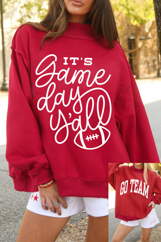 Reversible Game Day Y'all Sweatshirt