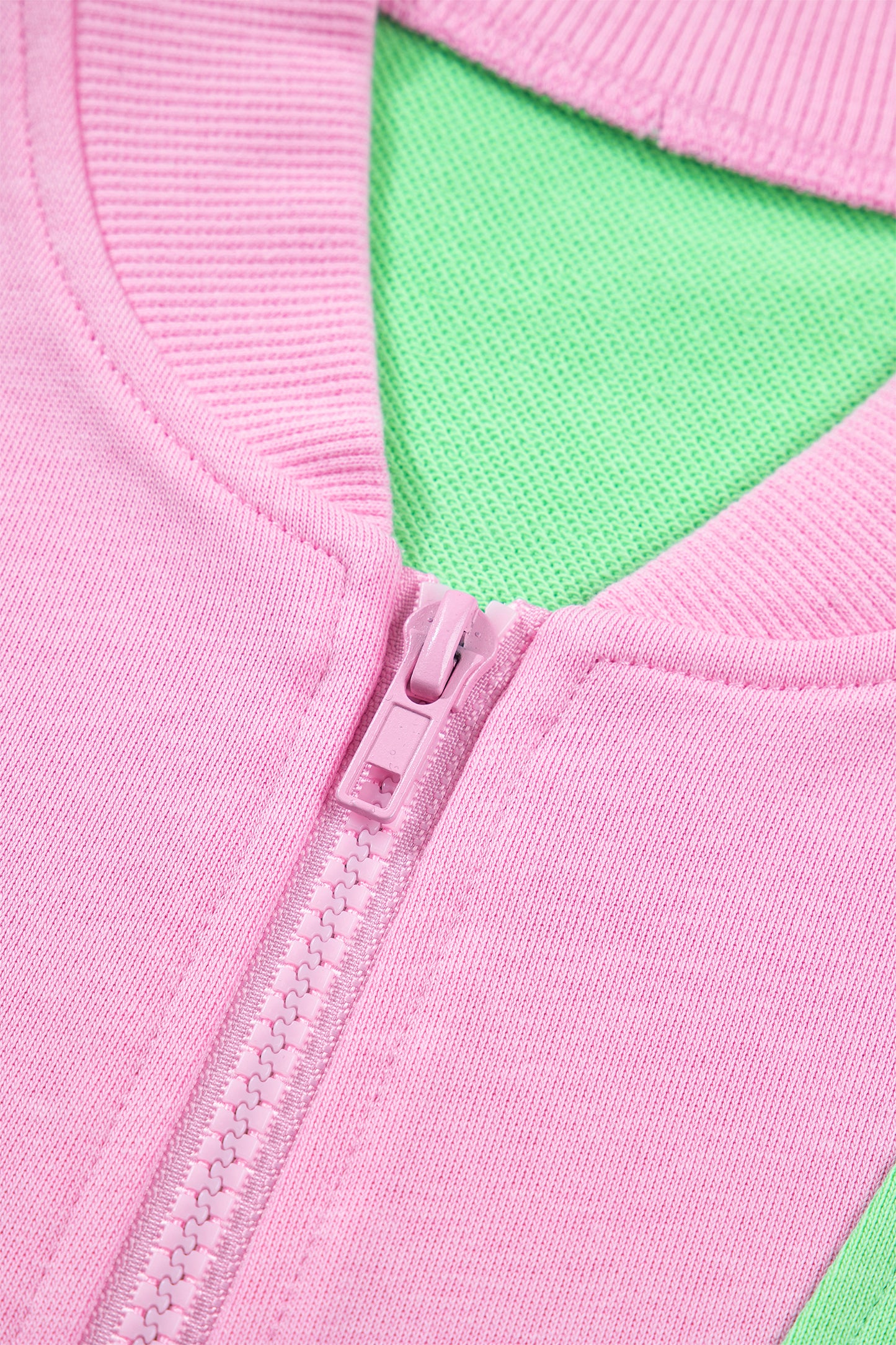 Half Zip Top Athleisure Shorts Set