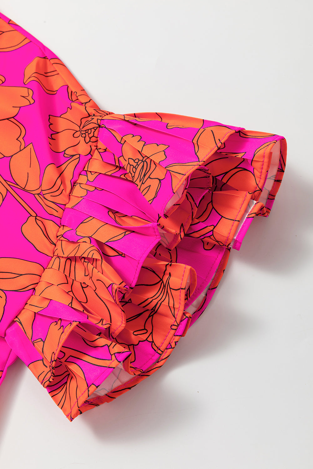 Bright Pink Floral Dress