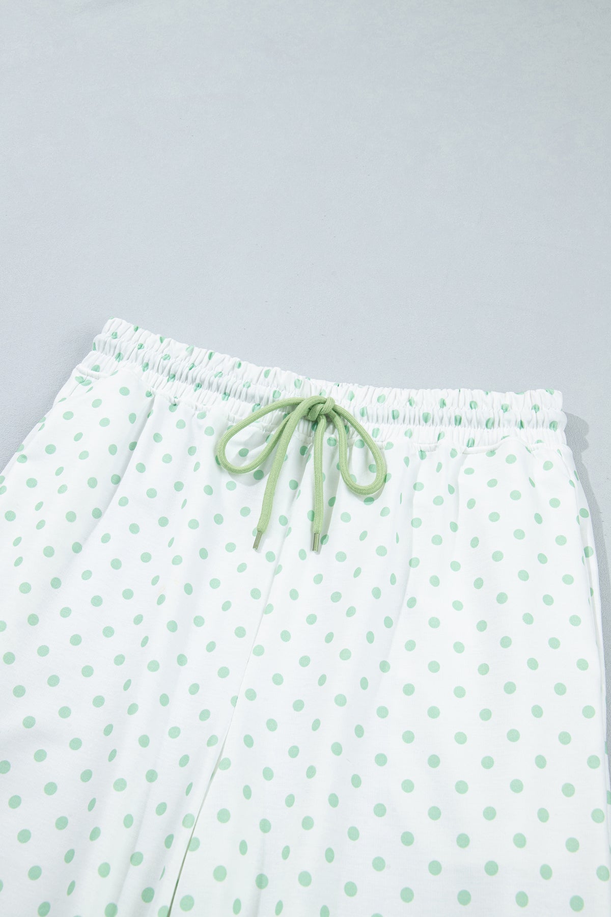 Polka Dot Patchwork Pants Set