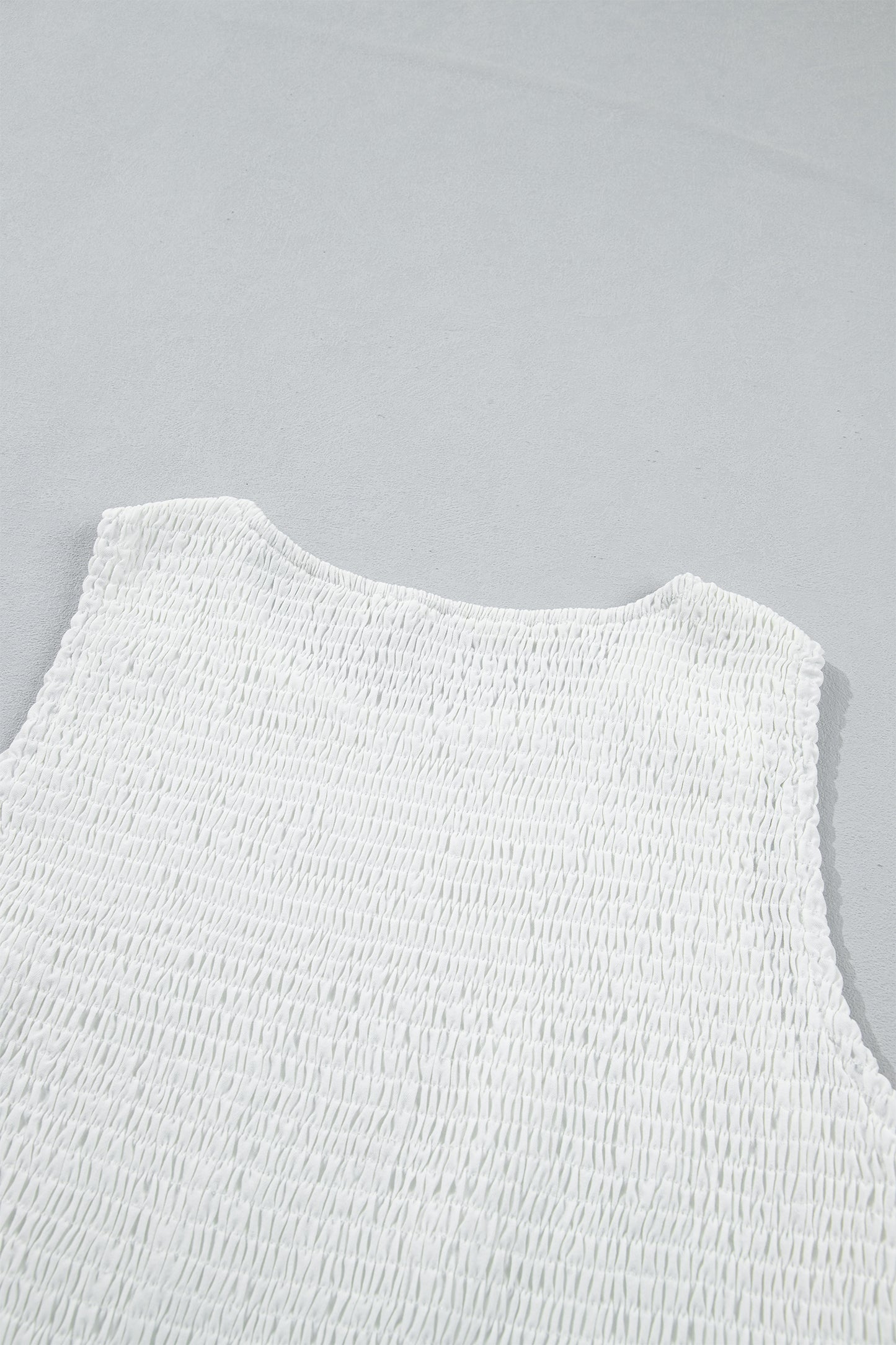 Smocked Peplum Top