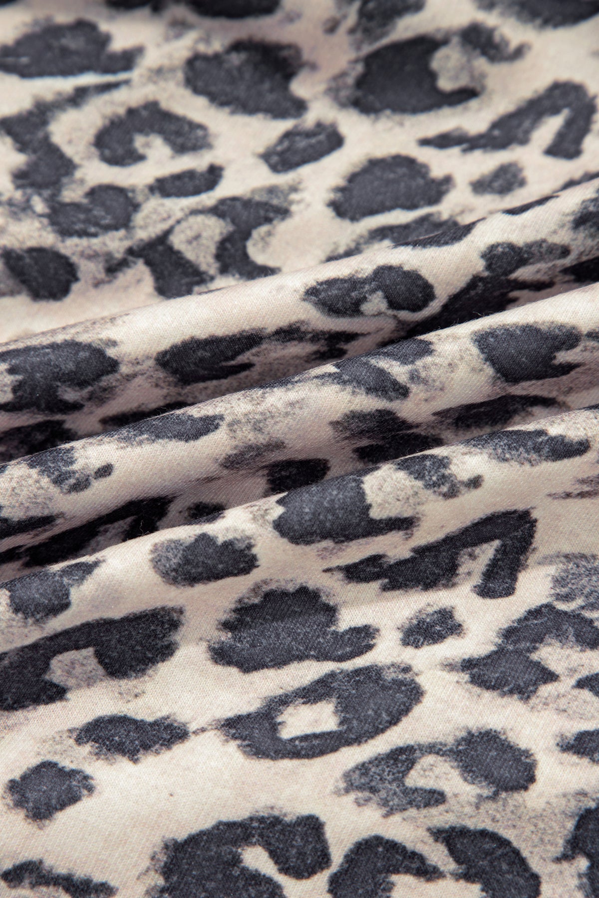 Leopard Zip-Up Hoodie & Short Set